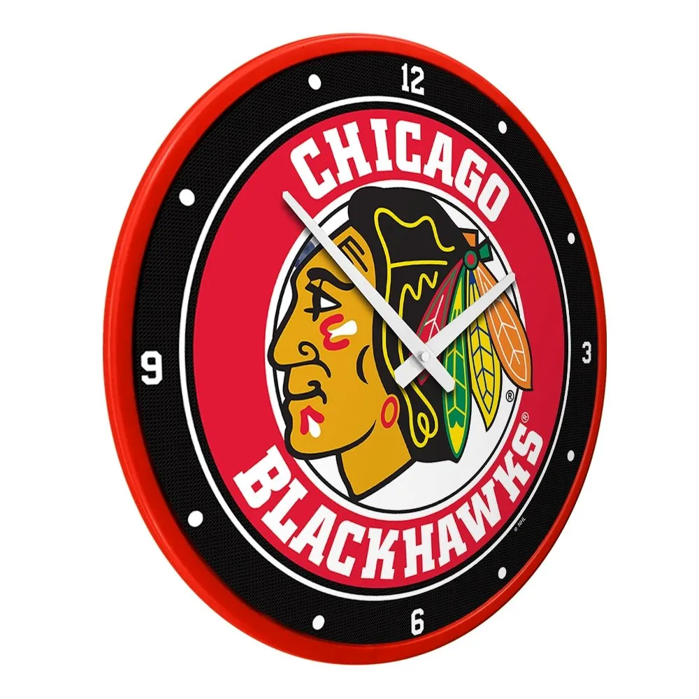 Chicago Blackhawks: Modern Disc Wall Clock