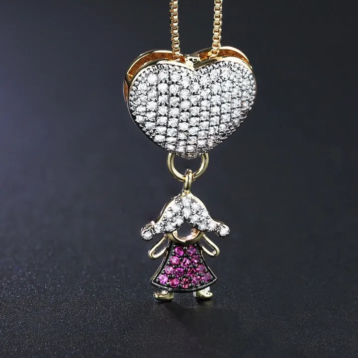 Child Gender Reveal Necklace