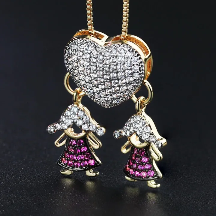 Child Gender Reveal Necklace
