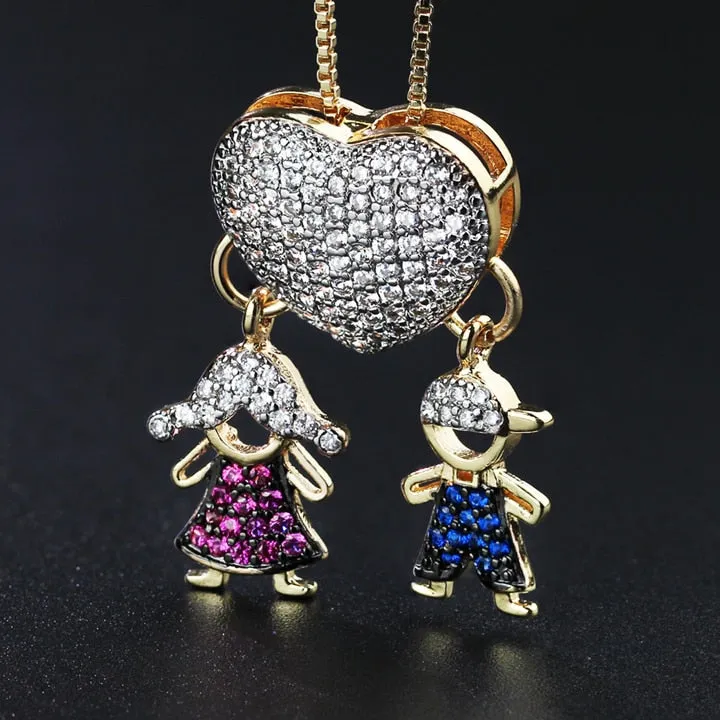 Child Gender Reveal Necklace