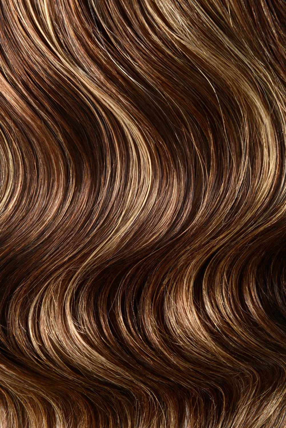 Chocolate Honey (#4/27) Nano Ring Hair Extensions