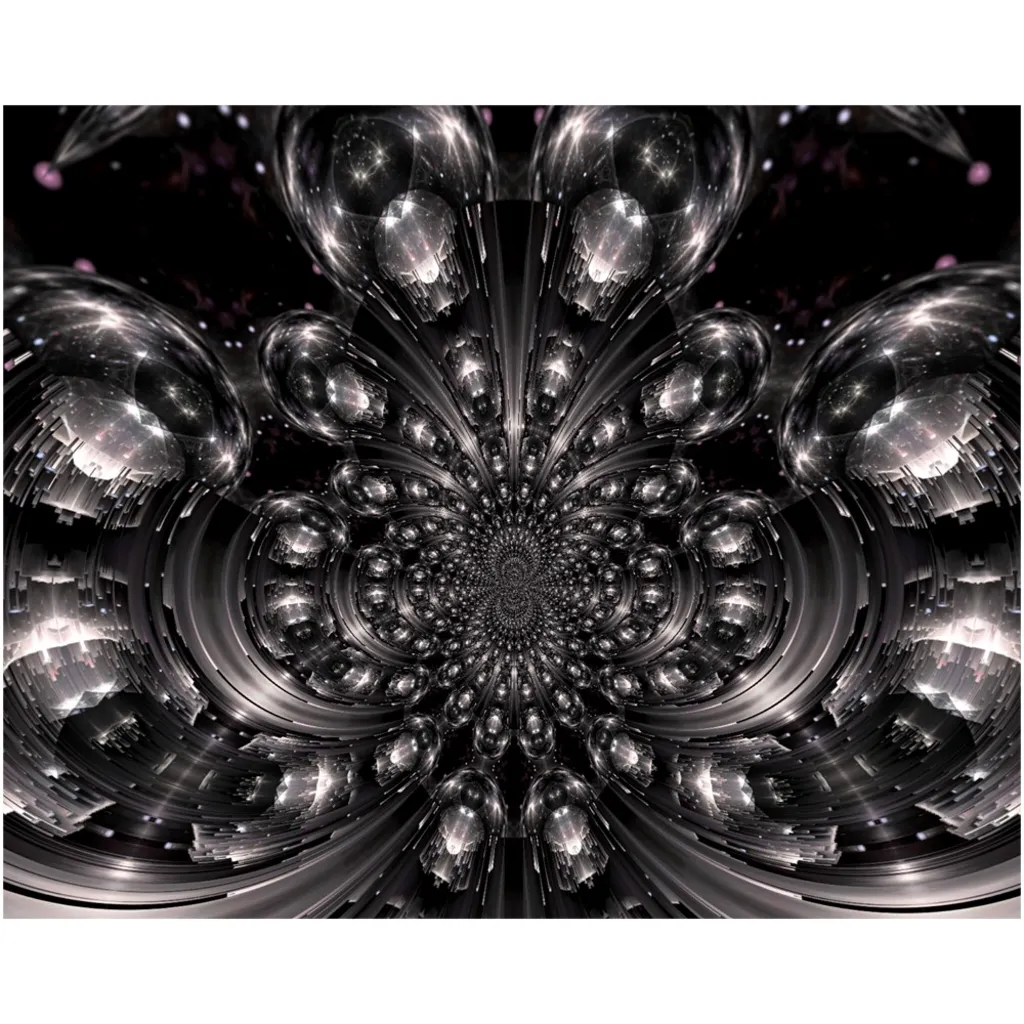 Chrome Space Canvas Posters