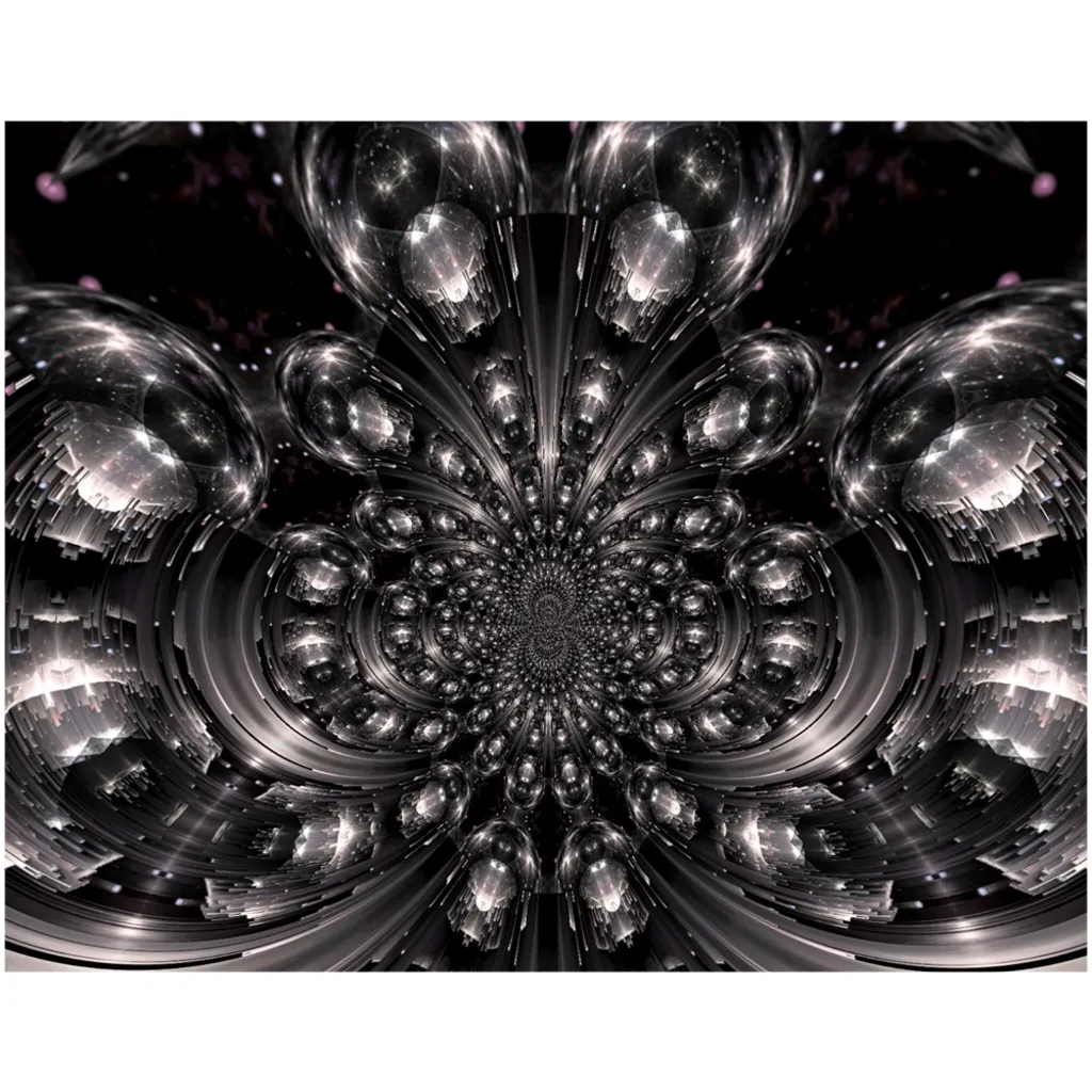 Chrome Space Canvas Posters