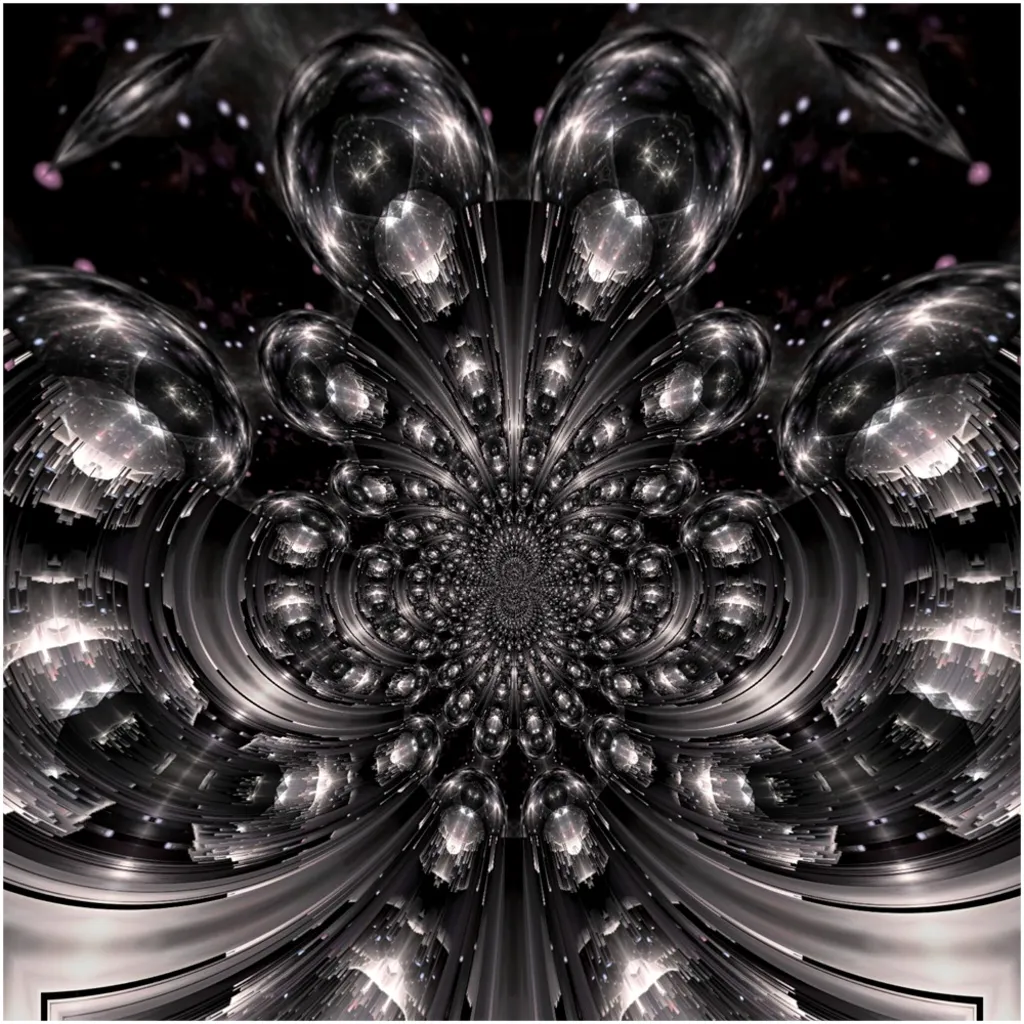 Chrome Space Canvas Posters