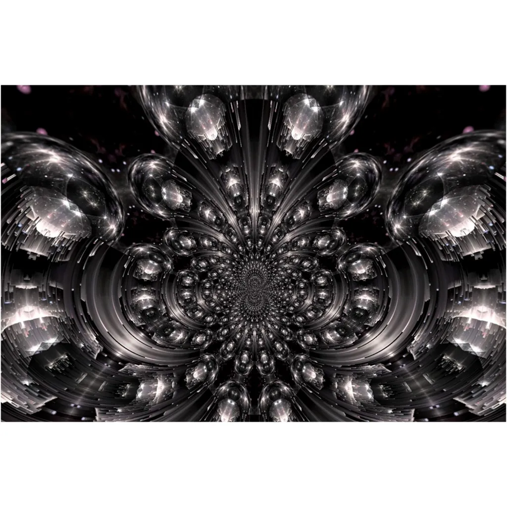 Chrome Space Canvas Posters