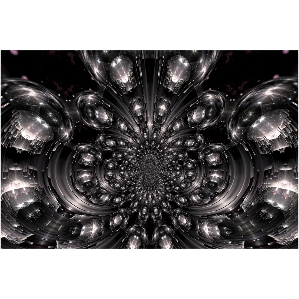 Chrome Space Canvas Posters