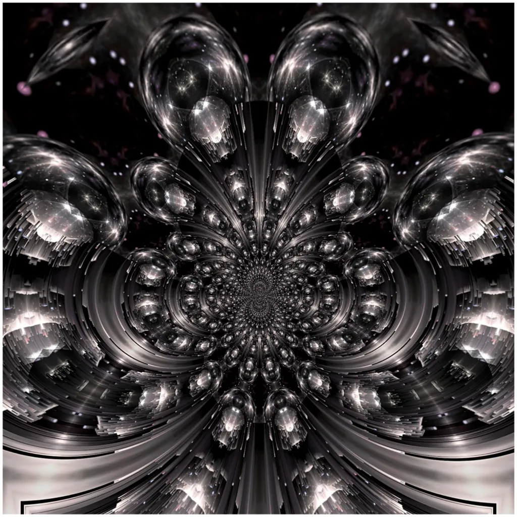 Chrome Space Canvas Posters