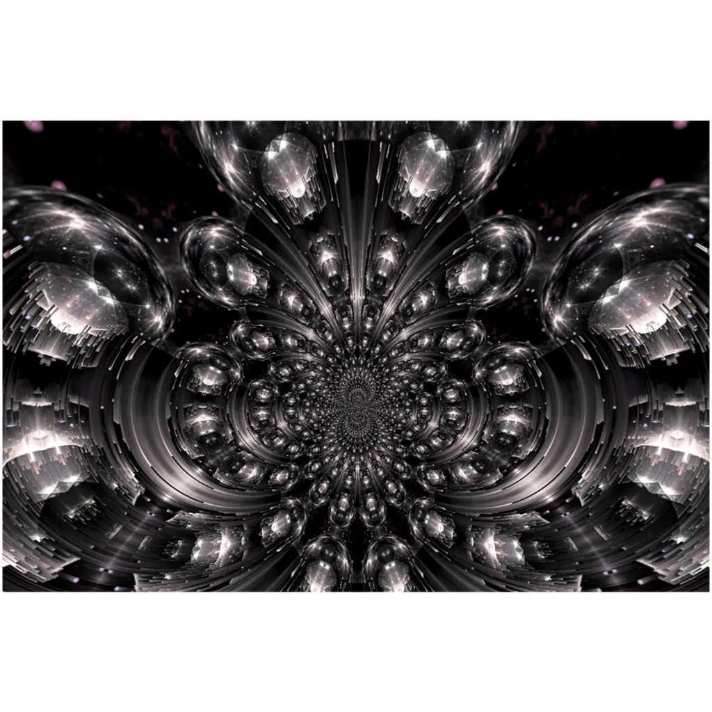 Chrome Space Canvas Posters