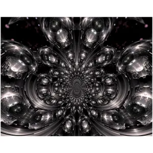 Chrome Space Canvas Posters