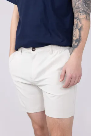 Chubbies The Khakinators Rugged 6” Shorts for Men in Khaki | 029203-01-PUREBEIGE/KHAKI