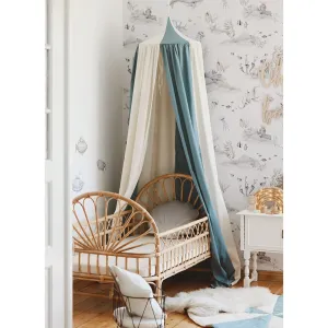 Circus Decorative Canopy - Blue & Beige
