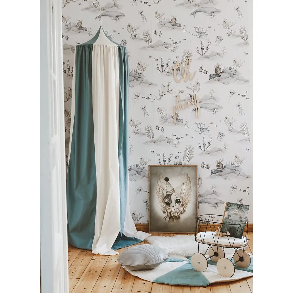 Circus Decorative Canopy - Blue & Beige