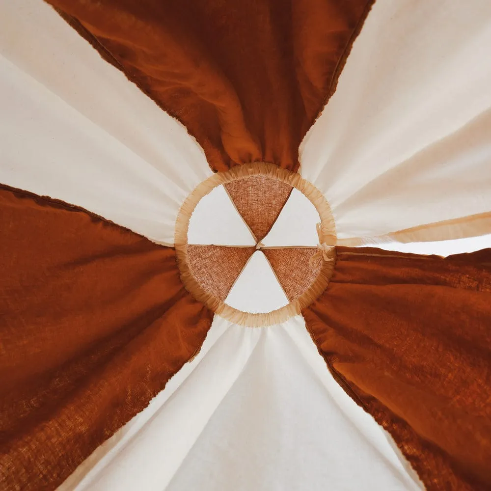 Circus Decorative Canopy - Caramel & Beige