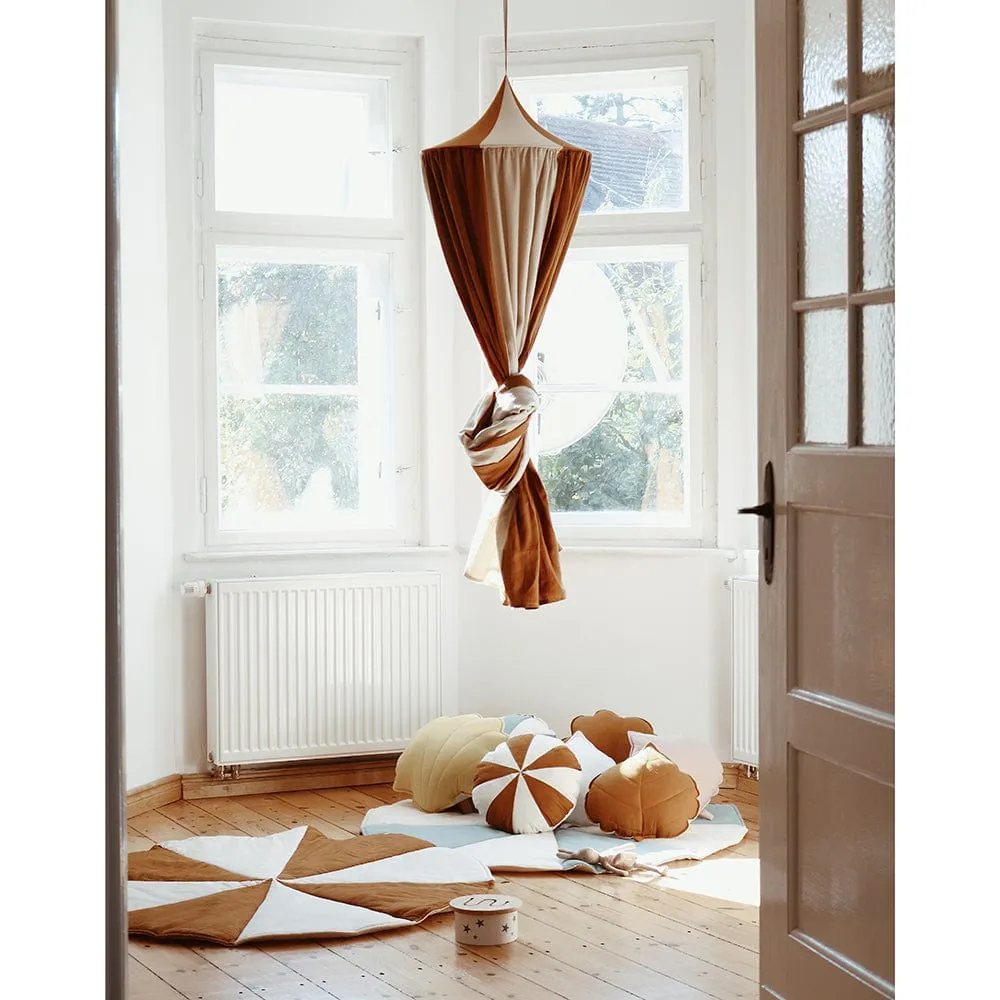 Circus Decorative Canopy - Caramel & Beige