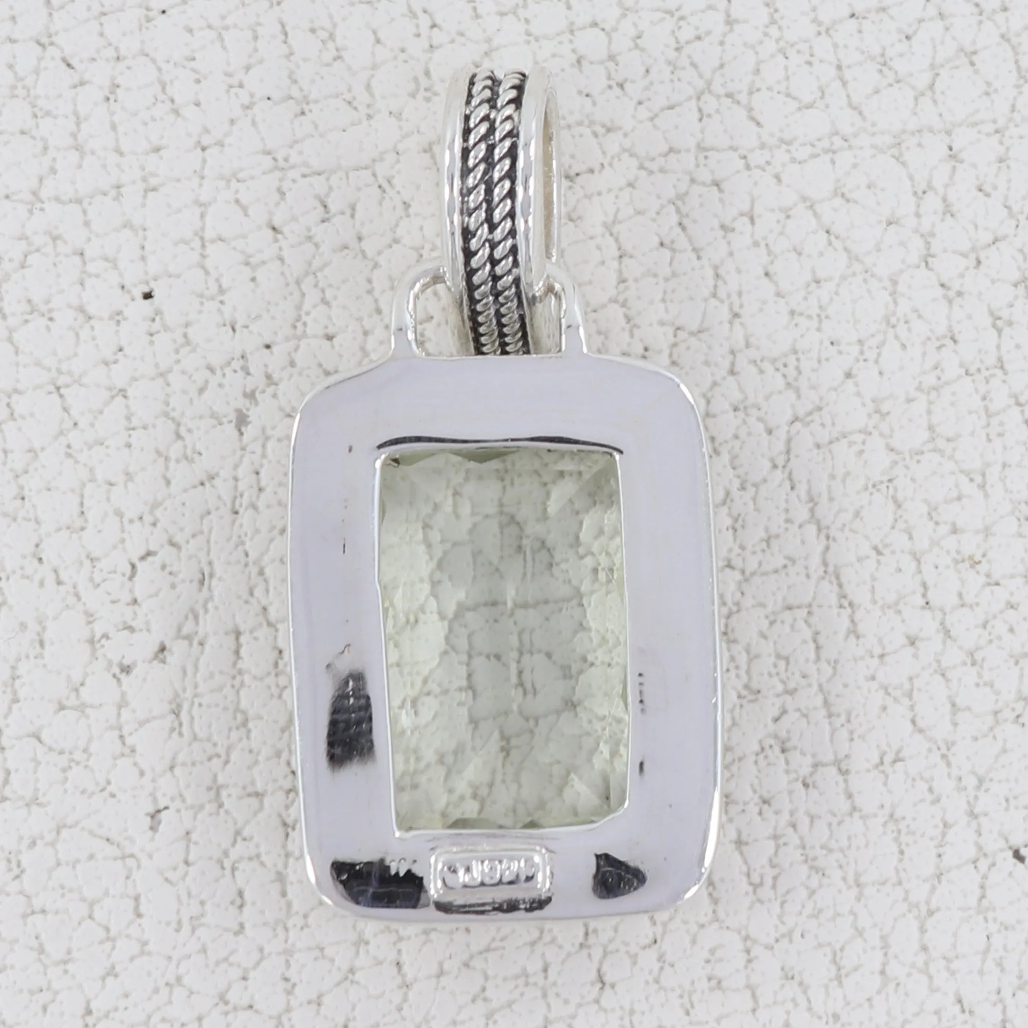 Citrine Gemstone Silver Pendant
