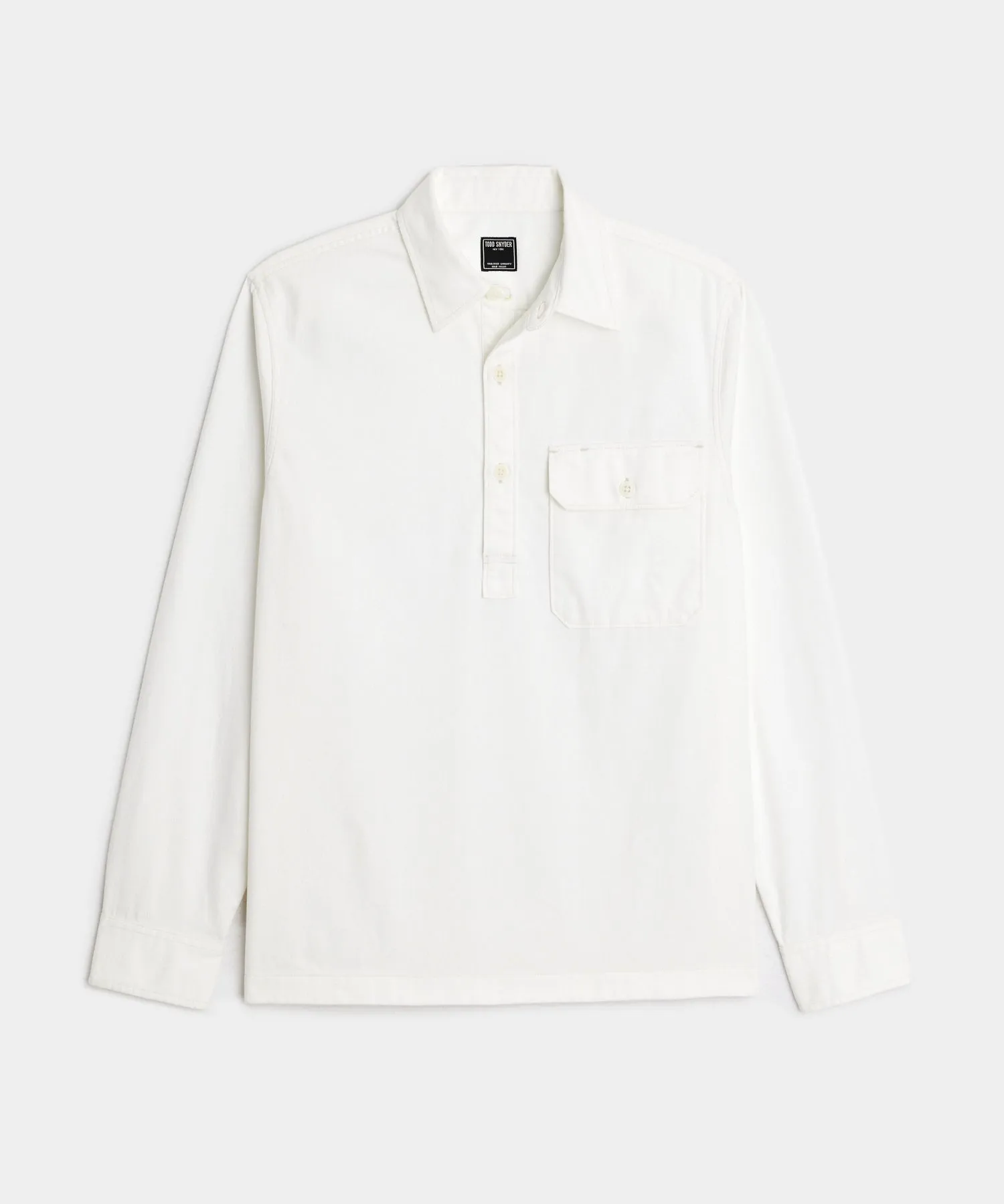 Classic Fit Denim Mariner Shirt