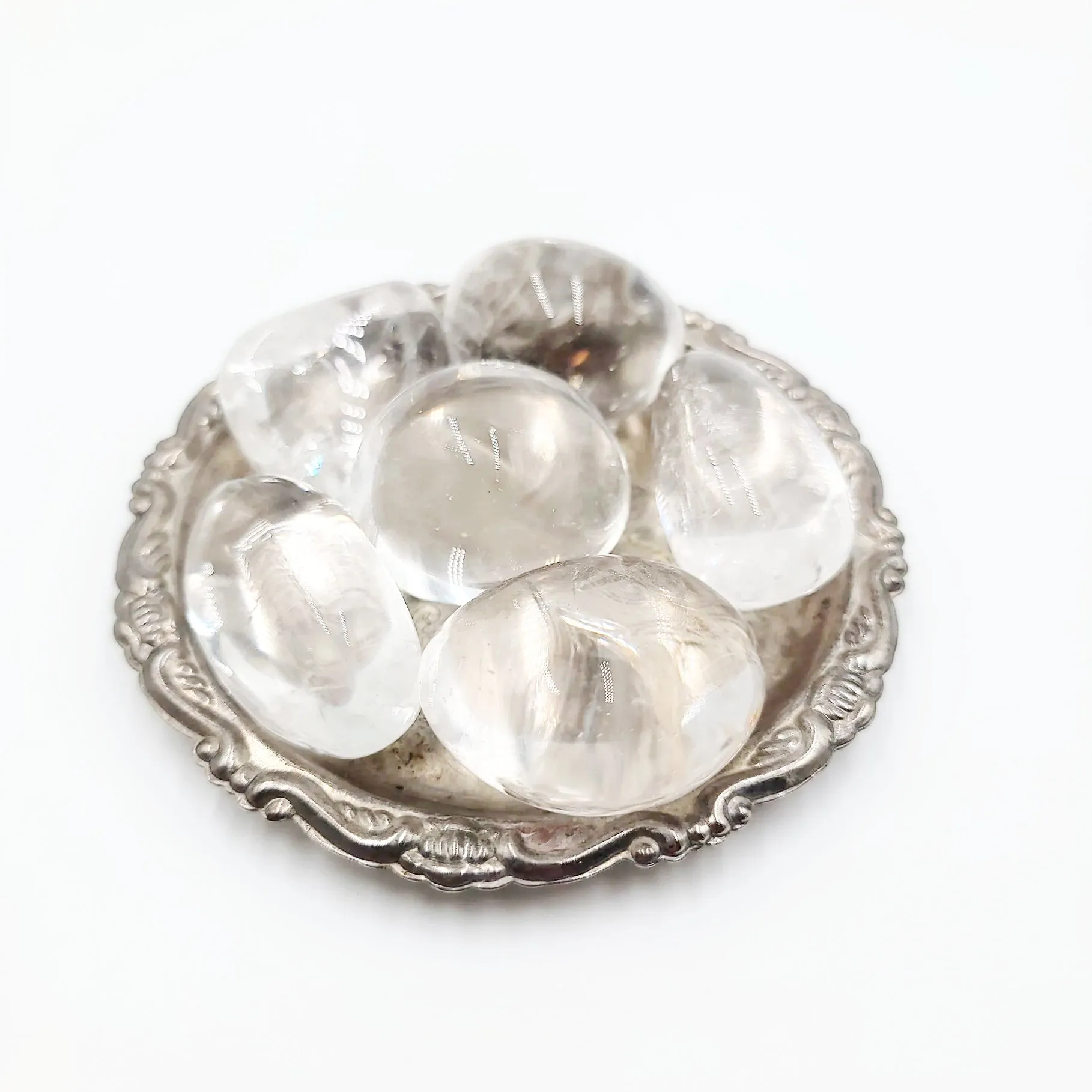 Clear Quartz Tumbled Stone HQ "Large"