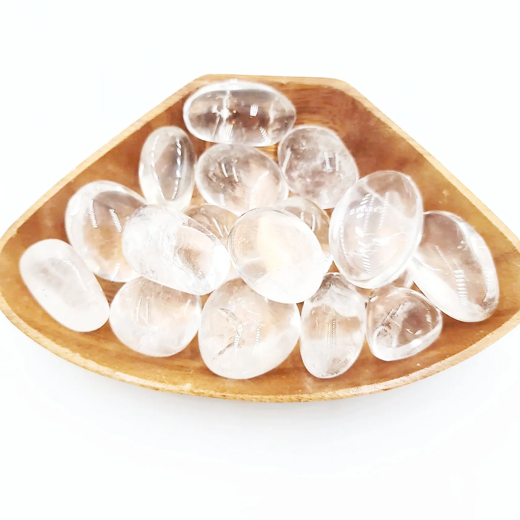 Clear Quartz Tumbled Stone HQ "Large"