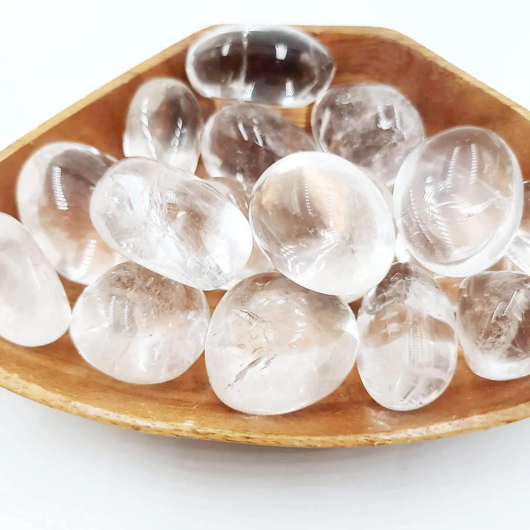 Clear Quartz Tumbled Stone HQ "Large"