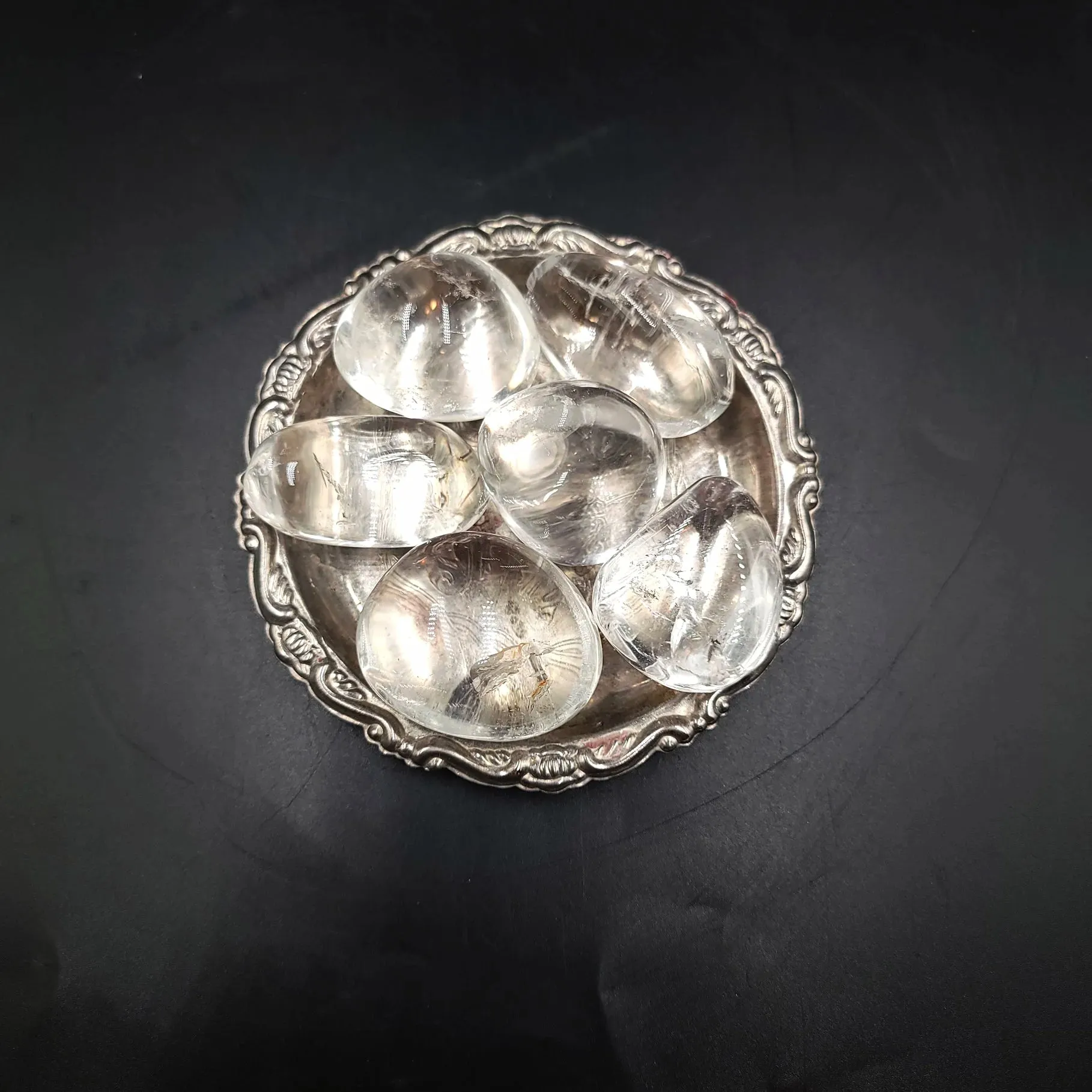 Clear Quartz Tumbled Stone HQ "Large"