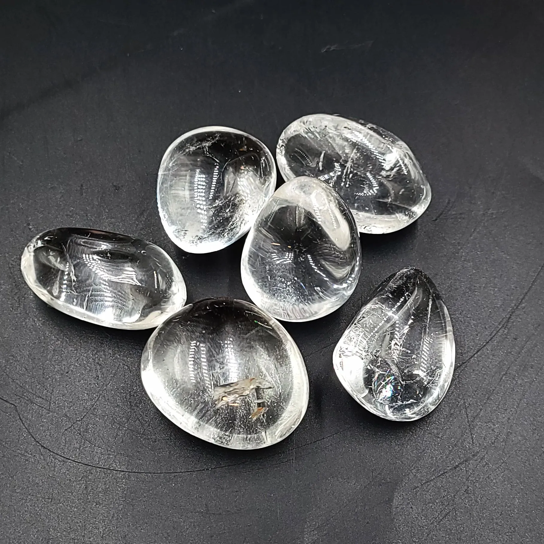 Clear Quartz Tumbled Stone HQ "Large"