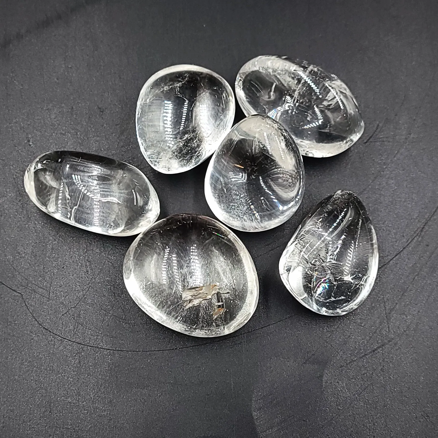 Clear Quartz Tumbled Stone HQ "Large"