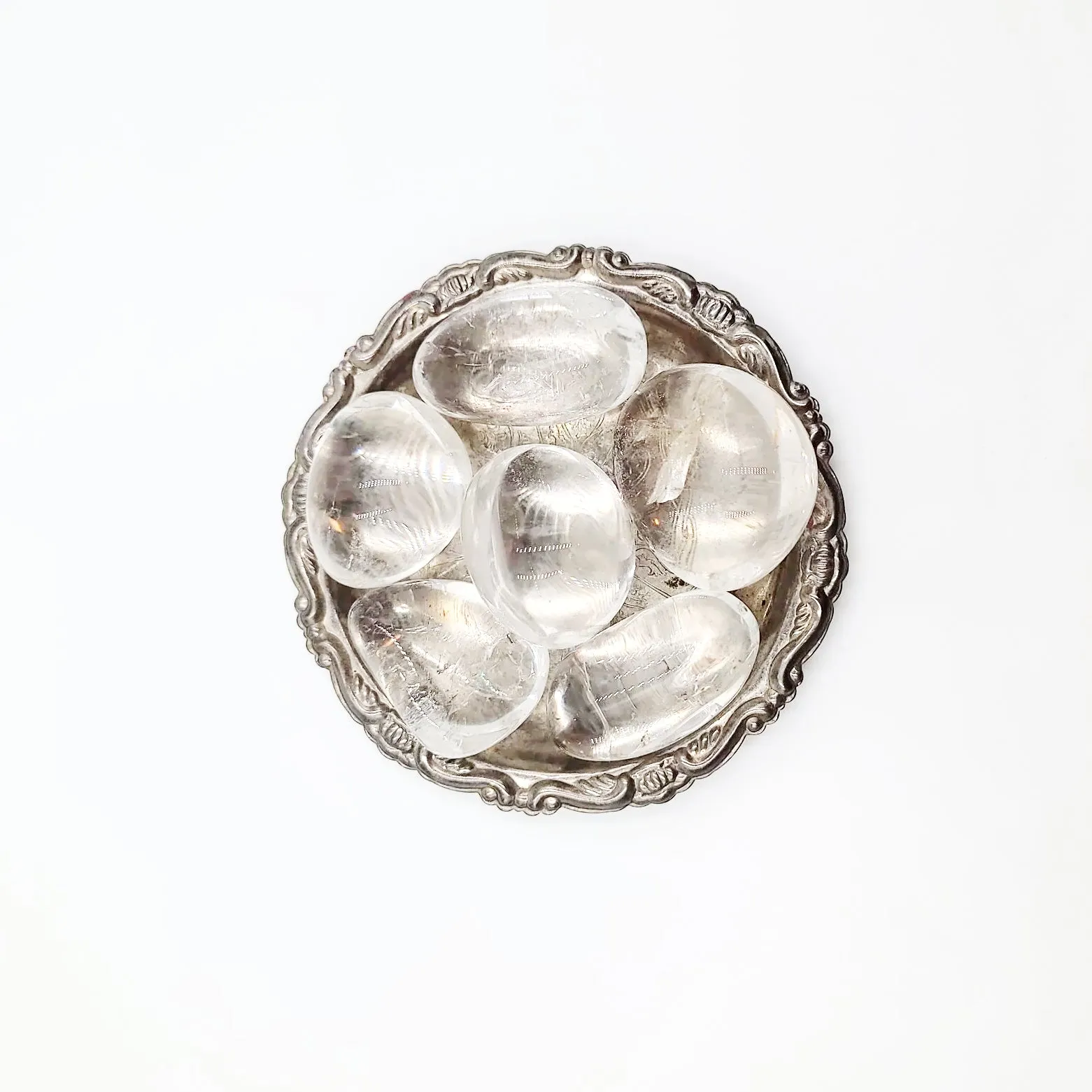 Clear Quartz Tumbled Stone HQ "Large"
