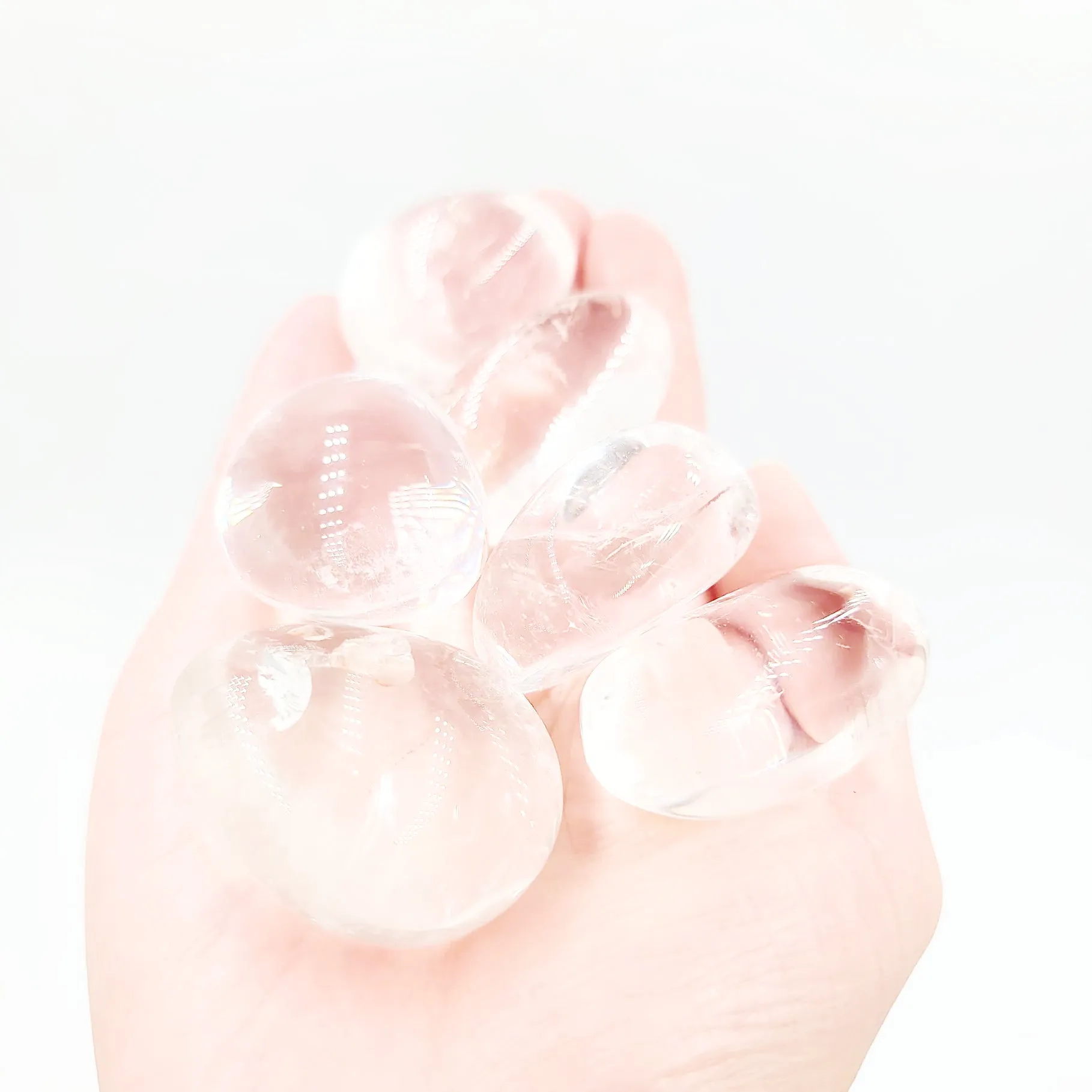Clear Quartz Tumbled Stone HQ "Large"