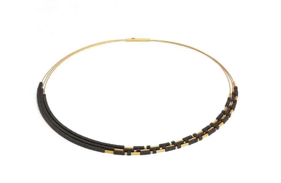 Clia Hematine Necklace