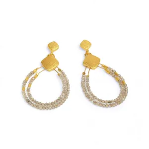 Clini Labradorite Earrings