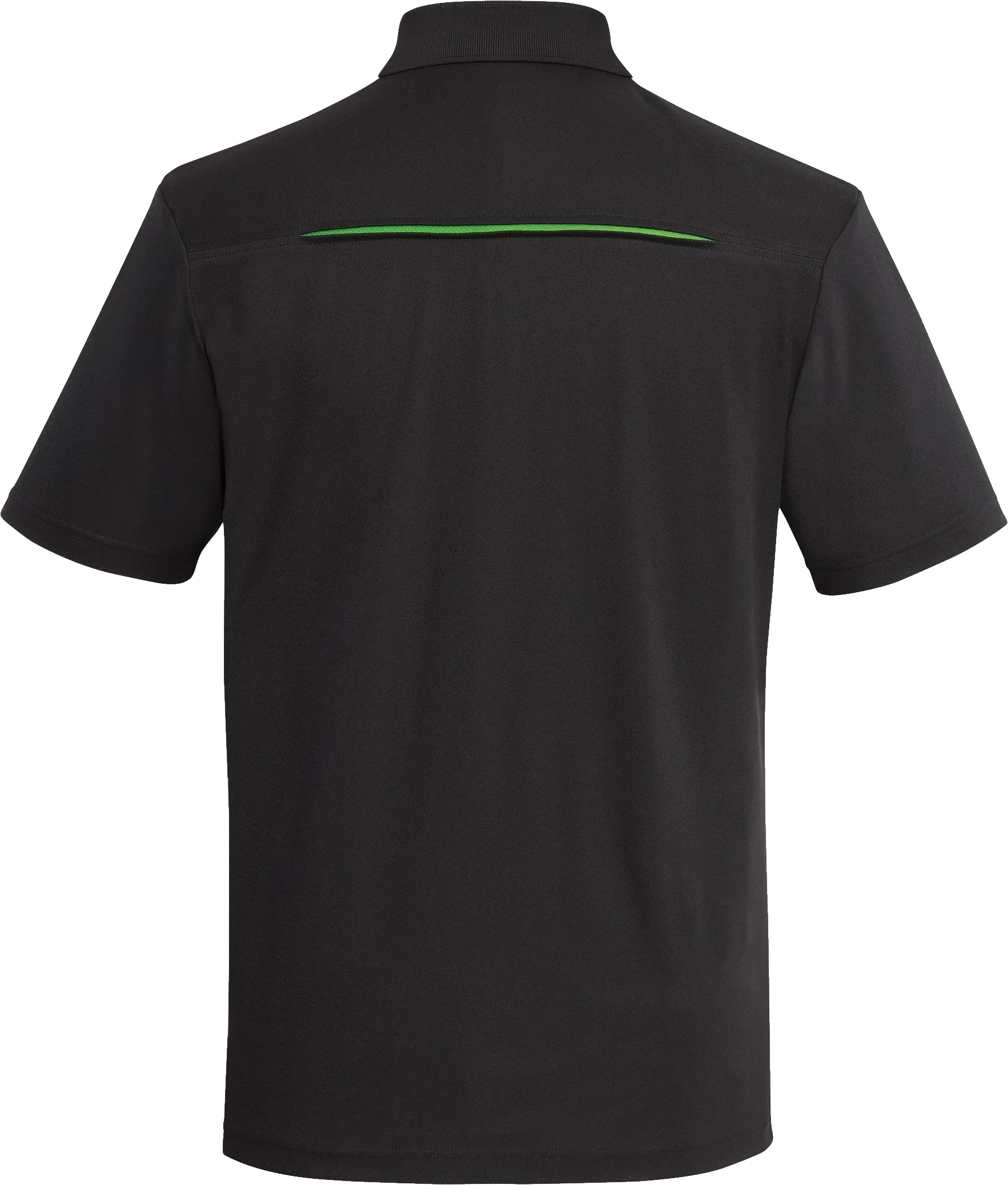 COAL HARBOUR® Snag Resistant Contrast Inset Sport Shirt Black Lime