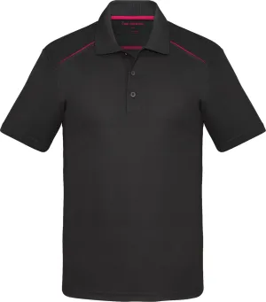COAL HARBOUR® Snag Resistant Contrast Inset Sport Shirt Black Raspberry