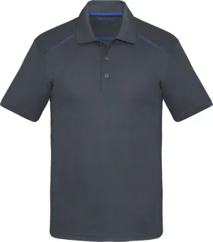 COAL HARBOUR® Snag Resistant Contrast Inset Sport Shirt Charcoal Royal