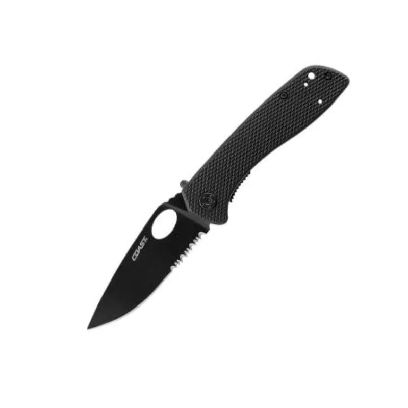 Coast DX311 Double Lock Partially Serrated CO-KCG006CP