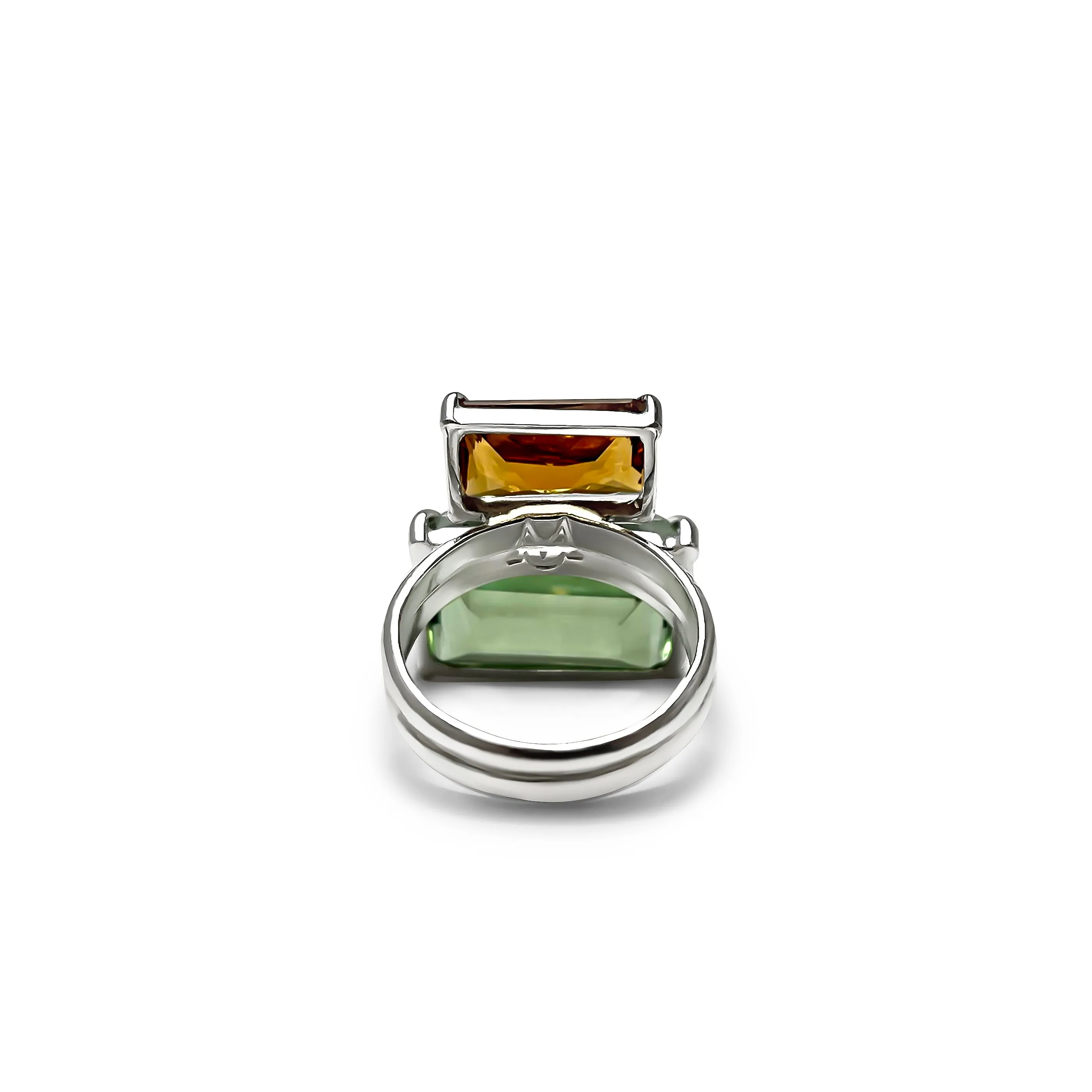 Coastal Ring in Orange Quartz
