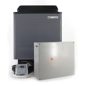 Coasts Sauna Heater 9KW 240V with CON 3 Outer Digital Controller for Spa Sauna Room I SPAFAIR