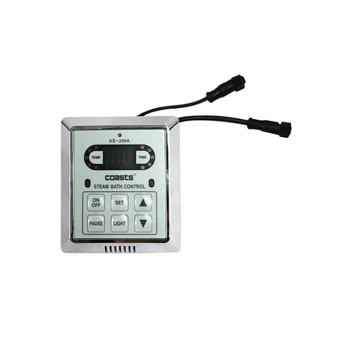 Coasts Steam Generator for Home or Business Steam Saunas, 3KW, 240V with KS-200A Controller