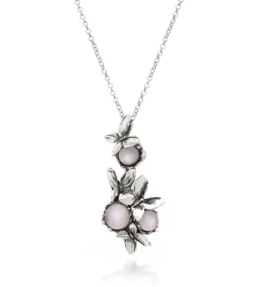 Collier Giovanni Raspini - Butterfly, Argent, Nacre et Quartz (11382)