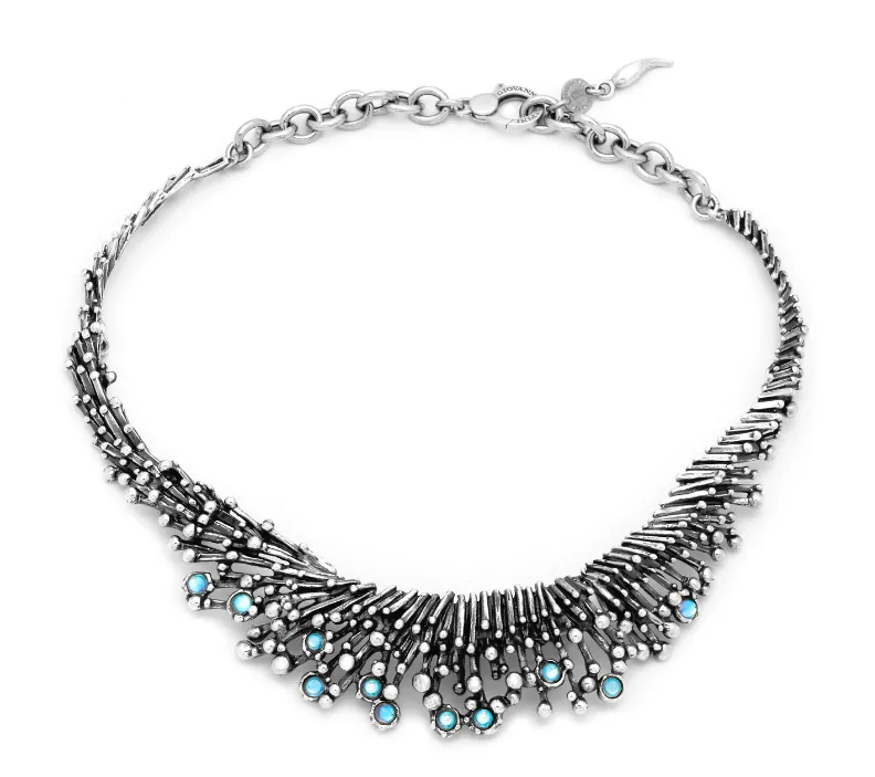 Collier Giovanni Raspini - Fireworks, Argent, Quartz (11662)