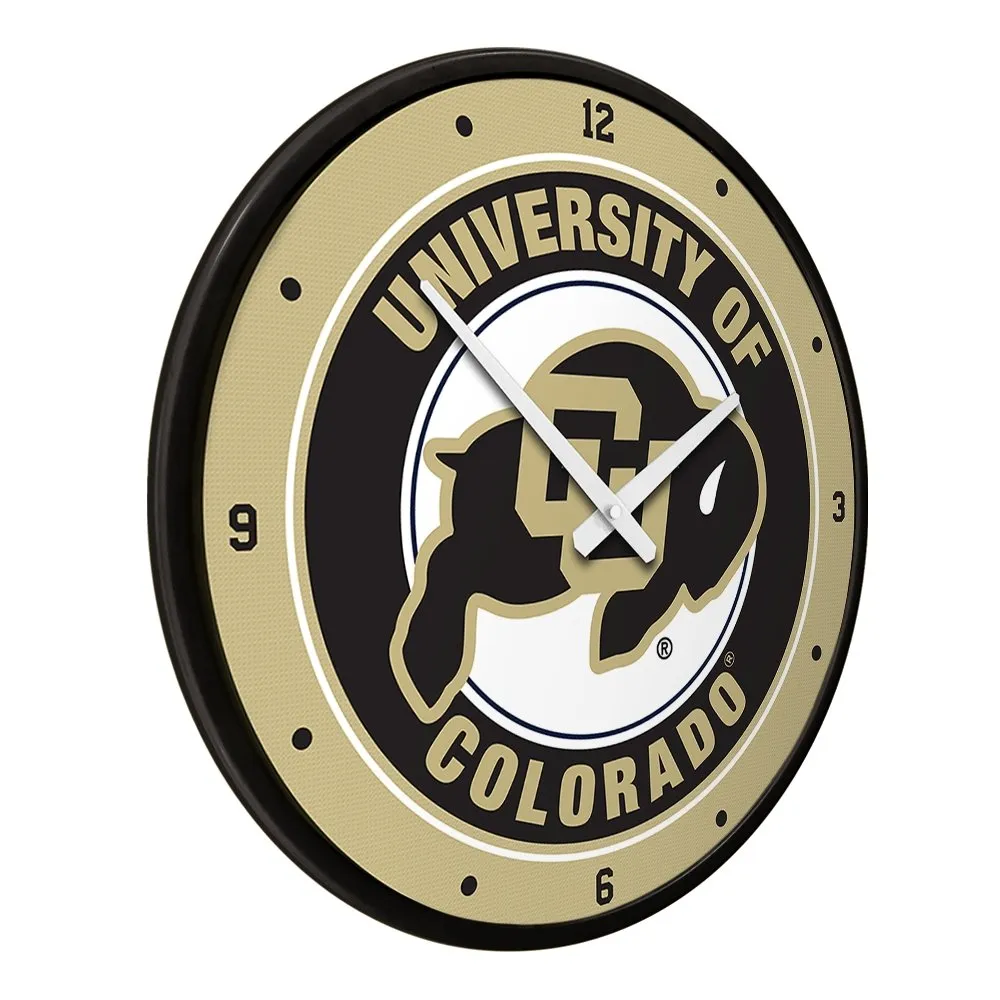 Colorado Buffaloes: Modern Disc Wall Clock