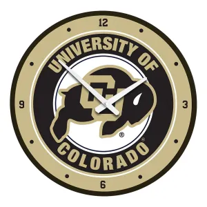 Colorado Buffaloes: Modern Disc Wall Clock