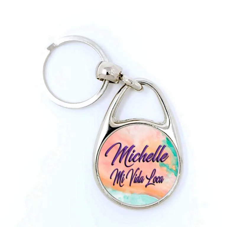 Colorful Sugar Skull Day of the Dead Key Chains Dia de Los Muertos Keychain