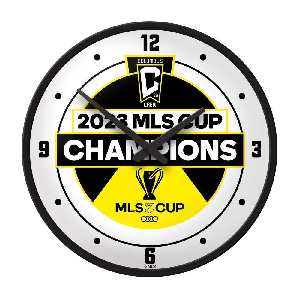 Columbus Crew: MLS Cup Champs - Modern Disc Wall Clock