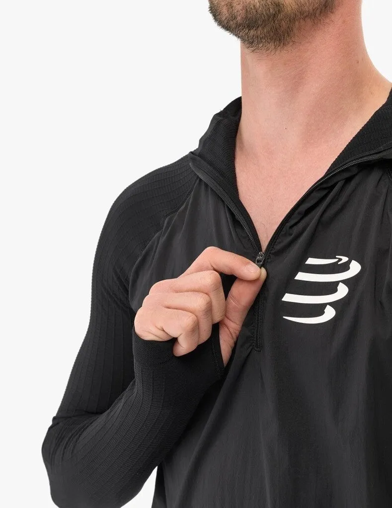 Compressport - Hurricane Windproof Seamless Half Zip Top