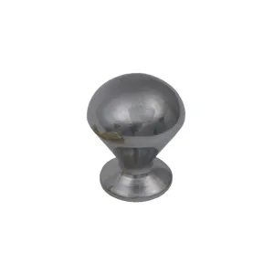Cone-shaped knob made of solid brass.