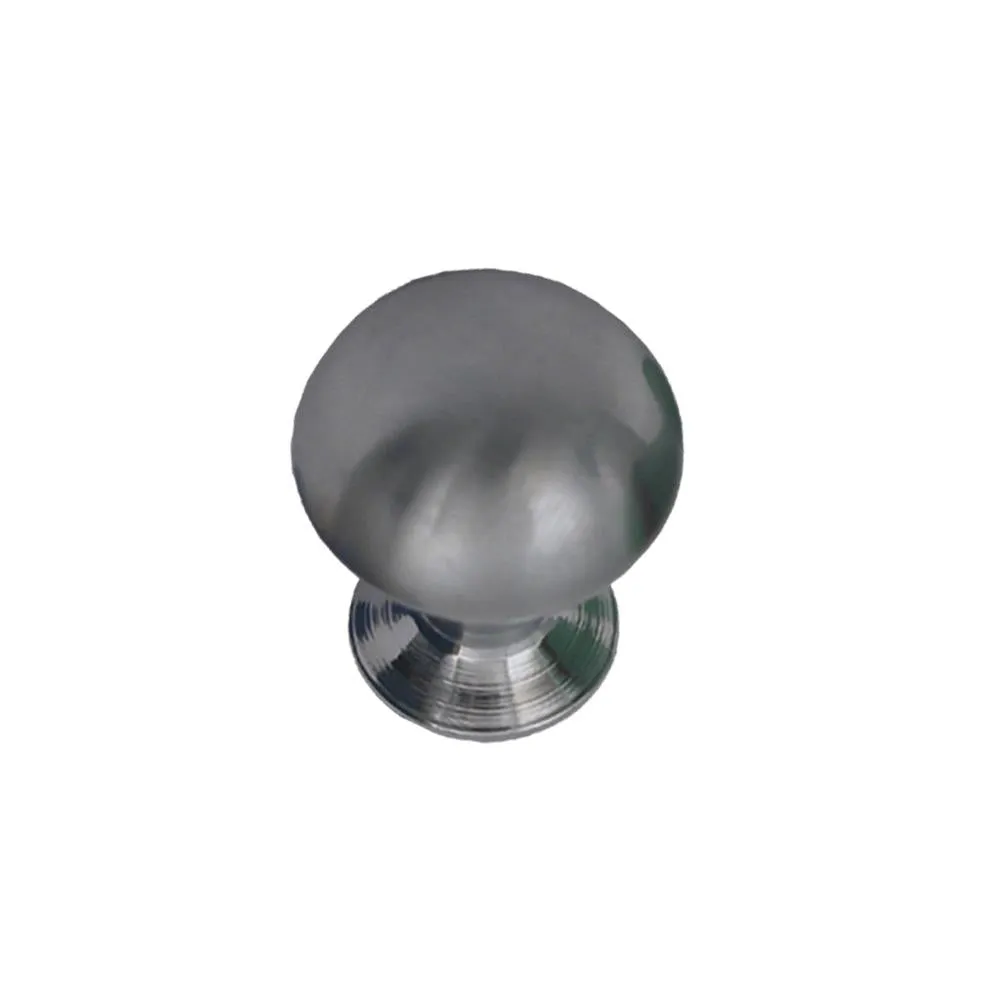 Cone-shaped knob made of solid brass.