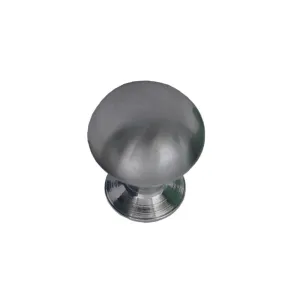 Cone-shaped knob made of solid brass.