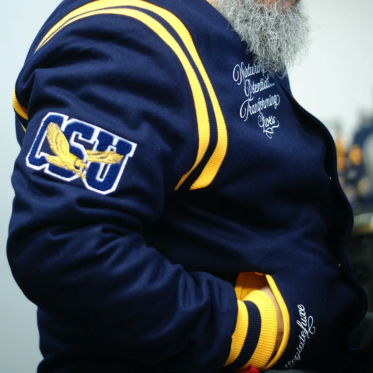 Coppin St. |  VARSITY NAVY JACKET (K)