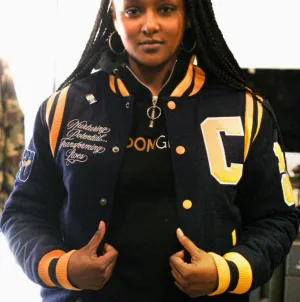 Coppin St. |  VARSITY NAVY JACKET (K)