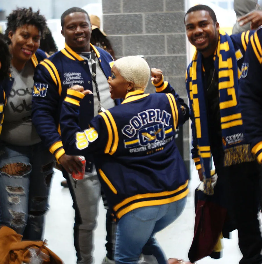 Coppin St. |  VARSITY NAVY JACKET (K)